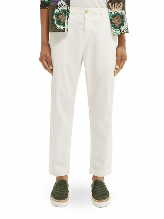 Fave Παντελόνι Chino σε Κανονική Εφαρμογή Λευκό