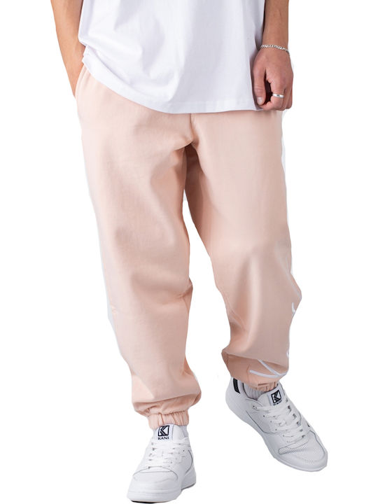 Pantaloni de trening cu Elastic Roz