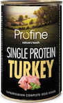 Profine Single Protein Υγρή Τροφή Σκύλων σε Κονσέρβα με Γαλοπούλα χωρίς Σιτηρά 400gr