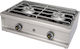 Sergas FC2 LPG Cooktop Double 17kW 74x50x26.5cm