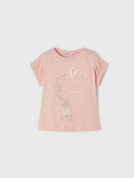 Mayoral Kids Blouse Short Sleeve Pink