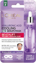 L'Oreal Paris Revitalift Hyaluronic Acid Cooling Eye Serum Gesichtsmaske für die Augen für Feuchtigkeitsspendend 11gr