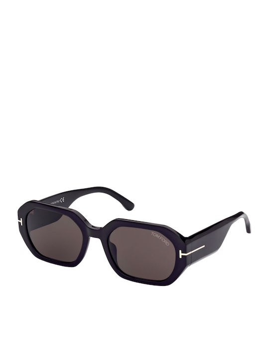 Tom Ford Unisex Γυαλιά Ηλίου με Μαύρο Κοκκάλινο Σκελετό και Γκρι Ντεγκραντέ Φακό FT0917 01A