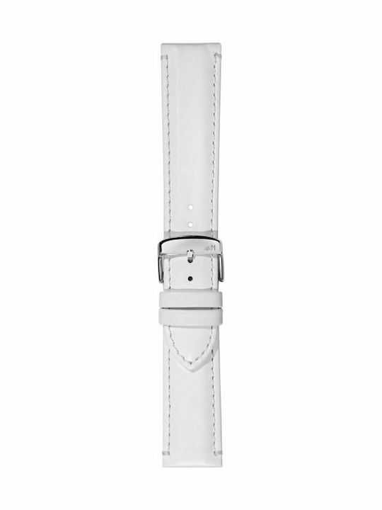 Morellato Rowing Curea din piele Alb 20mm