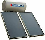 Maltezos Sunp Ηλιακός Θερμοσίφωνας 200 λίτρων Glass Διπλής Ενέργειας με 3τ.μ. Συλλέκτη