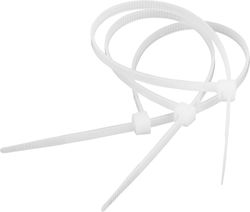 Cabletech Пластмасови Кабелни Аксесоари 200mmx3.6mm в Бял Цвят 100 бр DM-0047-20