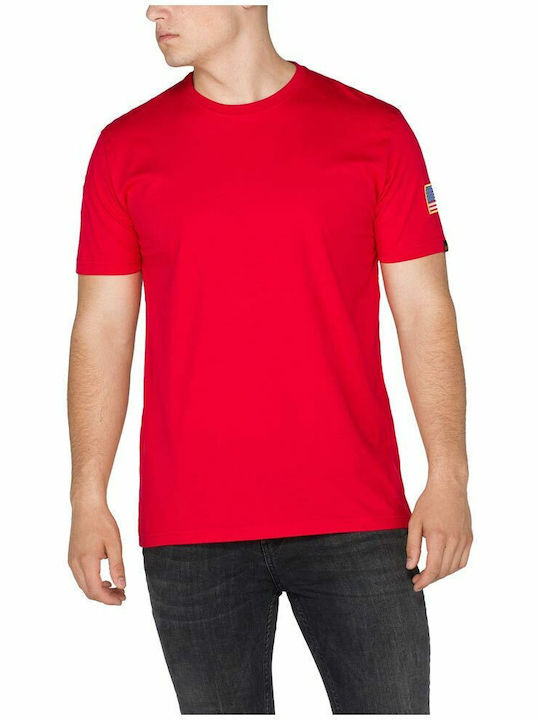 Alpha Industries Nasa T-Shirt Rot