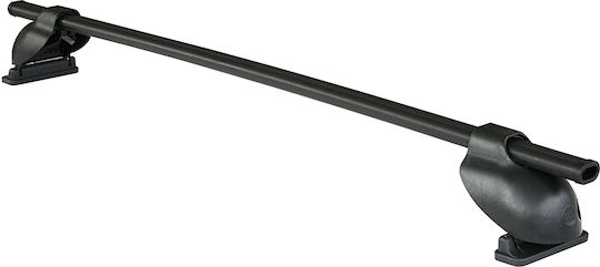 Cam Cam Car Roof Bars Metallic Logico 110cm for Alfa Romeo Alfa 159 5D Set with Roof Rack Legs Black