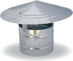 Biofan Chimney Crown Inox 120mm Silver