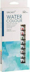 Skag SinoArt Tempera Colour Paint Tube 12ml Multicolour 12pcs