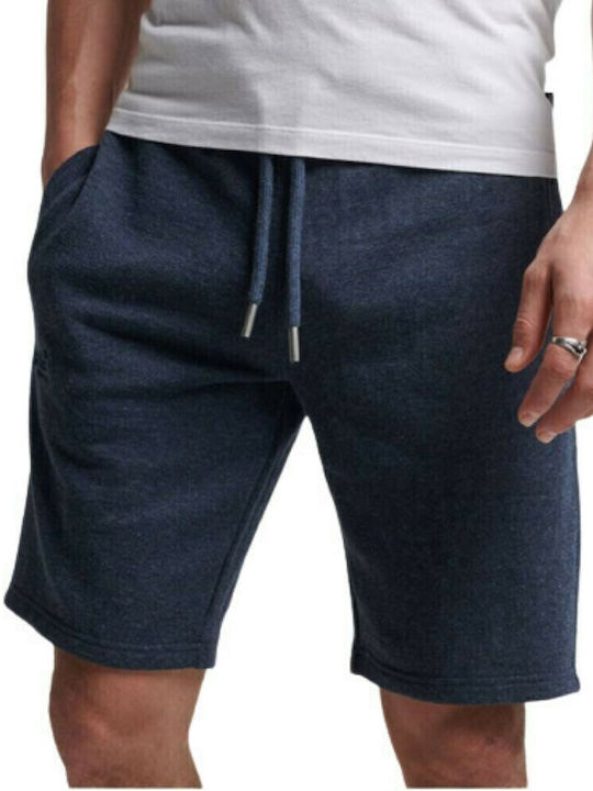 Superdry Marl Αθλητική Ανδρική Βερμούδα Navy Μπλε