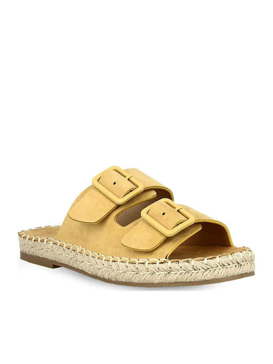 Women's Flat Sandals Anatomic in Yellow Color