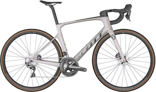 Scott Foil RC 30 28" 2022 Λευκό Ποδήλατο Racing με 22 Ταχύτητες και Δισκόφρενα
