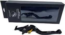Shark Racing Adjustable Motorcycle Brake Lever for Yamaha Crypton-X135 Black