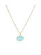 Gold necklace 9K Baby Blue