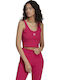 Adicolor Essentials Women's Athletic Crop Top Sleeveless Burgundy