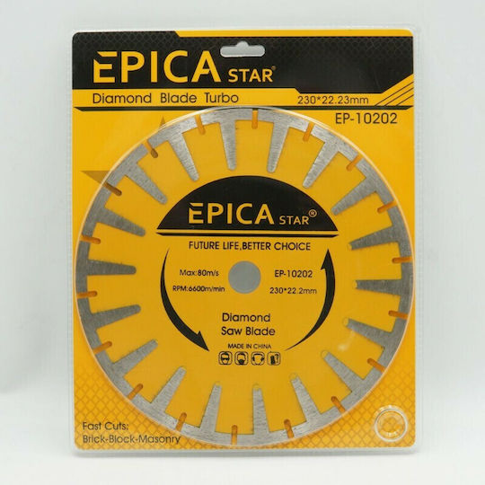 Epica Star Schneidscheibe Baumaterialien 230mm
