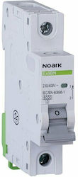 Noark Αυτόματη Ασφάλεια 16A Μονοπολική AC/DC 100098