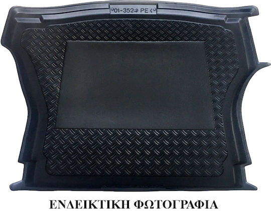 Pex Πατάκι Πορτμπαγκάζ Τύπου Σκαφάκι για Renault Clio 1998-2003 Μαύρο