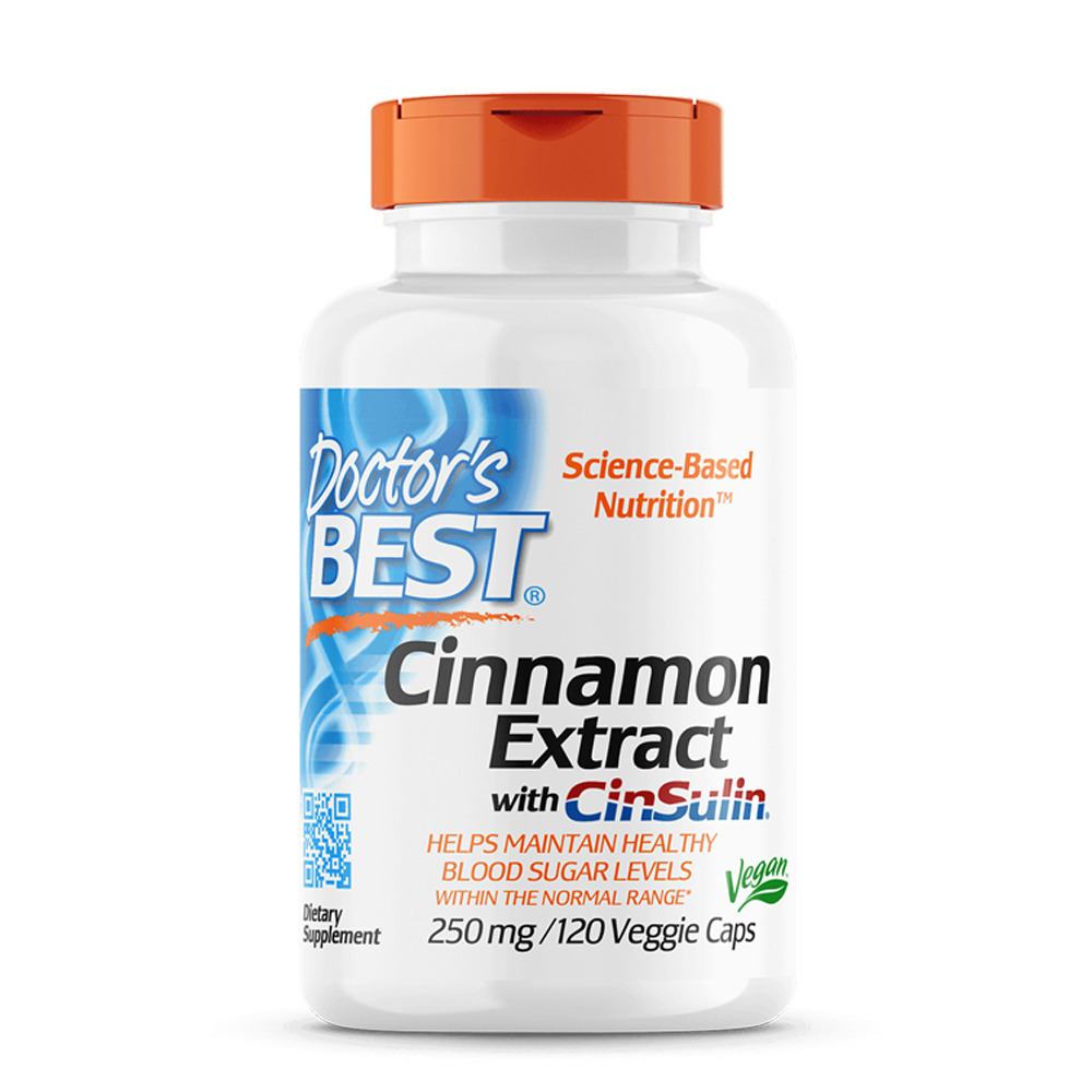 Doctor's Best Cinnamon Extract with CinSulin 250mg 120 φυτικές κάψουλες
