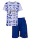 Kids' Set with Shorts Summer 2pcs White