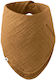 Bibs Simple Μπαντάνα Υφασμάτινη με Κουμπί Caramel