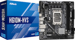 ASRock H610M-HVS Motherboard Micro ATX με Intel 1700 Socket