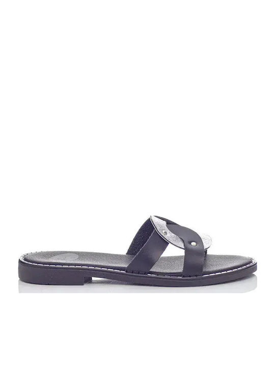 Damen Flache Sandalen Anatomisch in Schwarz Farbe