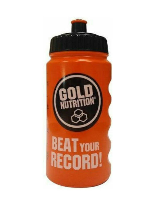 Gold Nutrition Πλαστικό Παγούρι 500ml Πορτοκαλί