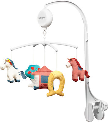 Babyono Mobile for Cot with Music Αλογάκια BN793