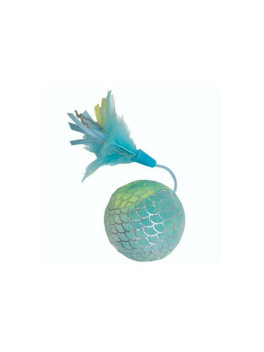 Happypet Mermaid Giant Bal Παιχνίδι Γάτας Μπάλα Μπλε