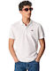 Pepe Jeans Ανδρικό T-shirt Polo Λευκό