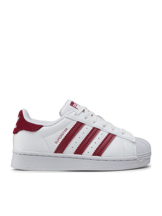 Superstar Superstar Kids Sneakers Cloud White / Collegiate Burgundy