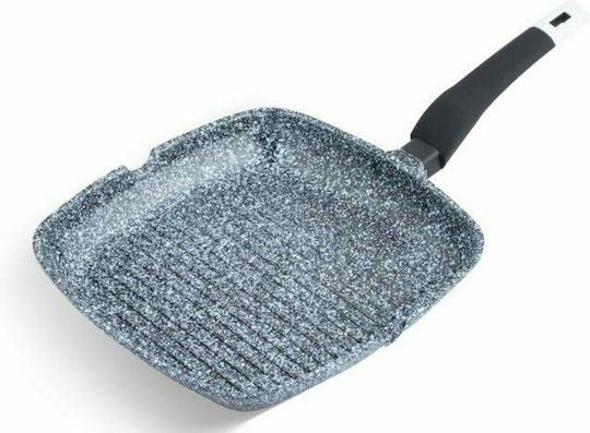 Edenberg Grill aus Druckguss-Aluminium mit Steinbeschichtung 24cm