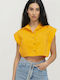Staff Dahlia Women's Monochrome Sleeveless Shirt Orange