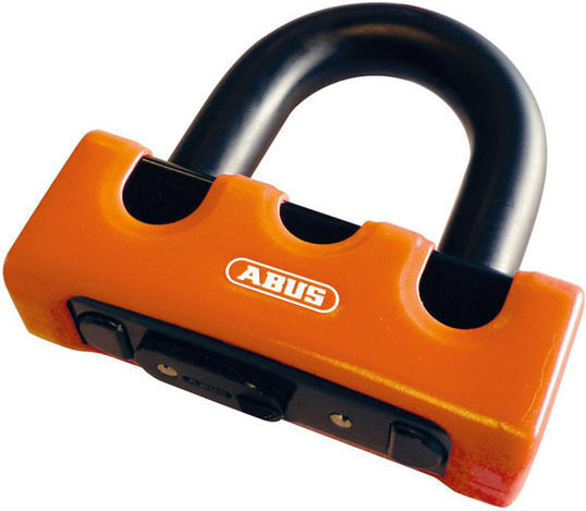 Abus Granit Power XS 67 Motorcycle Disc Brake Lock with 14mm Pin in Orange
