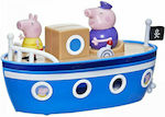 Hasbro Παιχνίδι Μινιατούρα Peppa Pig Grandpa Pig’s Cabin Boat για 3+ Ετών