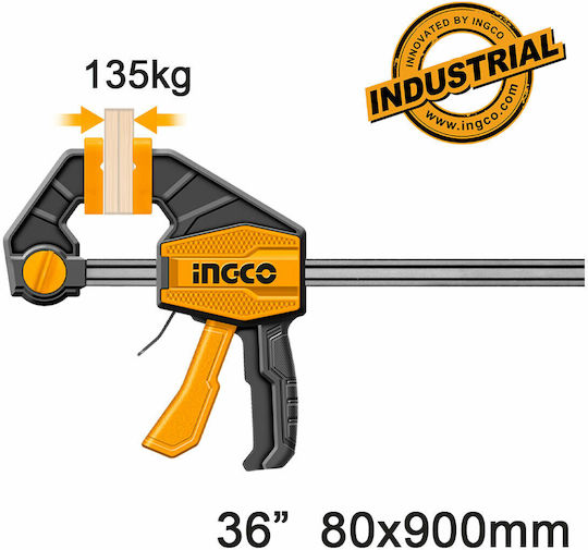 Ingco HQBC36803 Клема Автоматичен Trigger с Максимално Отваряне 900мм