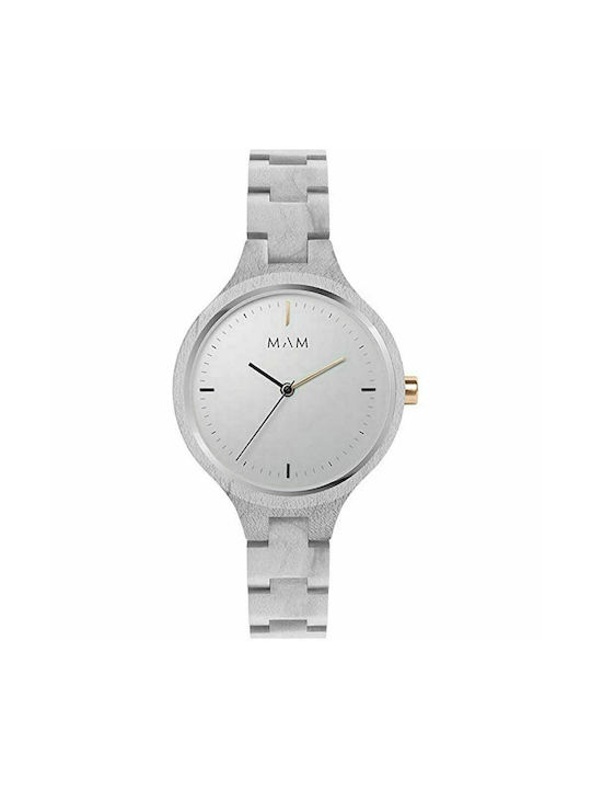 Mam Originals Silt Uhr mit Gray Holzarmband