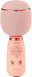 Kabelloses Karaoke-Mikrofon WS-1885 Rosa