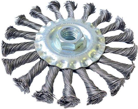 Bormann Pro BHT2058 Wire Brush with Bristles for Drill 175mm M14
