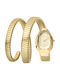Just Cavalli Signature Snake Uhr mit Gold Metallarmband