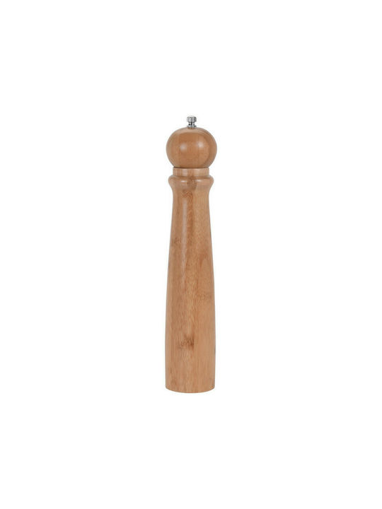 Manual Wooden Pepper Mill 31cm Brown