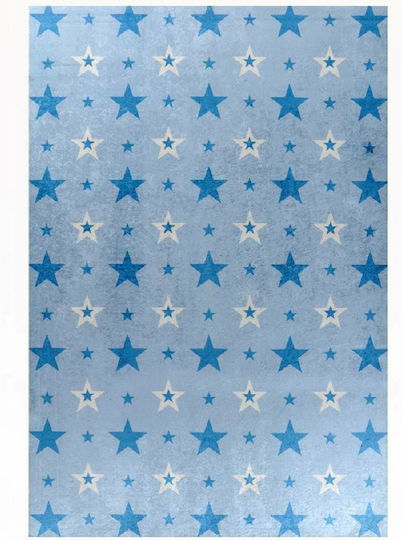 Tzikas Carpets Детско килимче Звезди Светлосин 160x230см