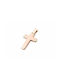 14K Pink gold men's cross, T17819