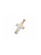 14K Rose Gold Herrenkreuz, T16619