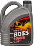 Boss Συνθετικό Λάδι Αυτοκινήτου Engine Oil 10W-40 4lt