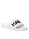 Karl Lagerfeld Men's Slides White