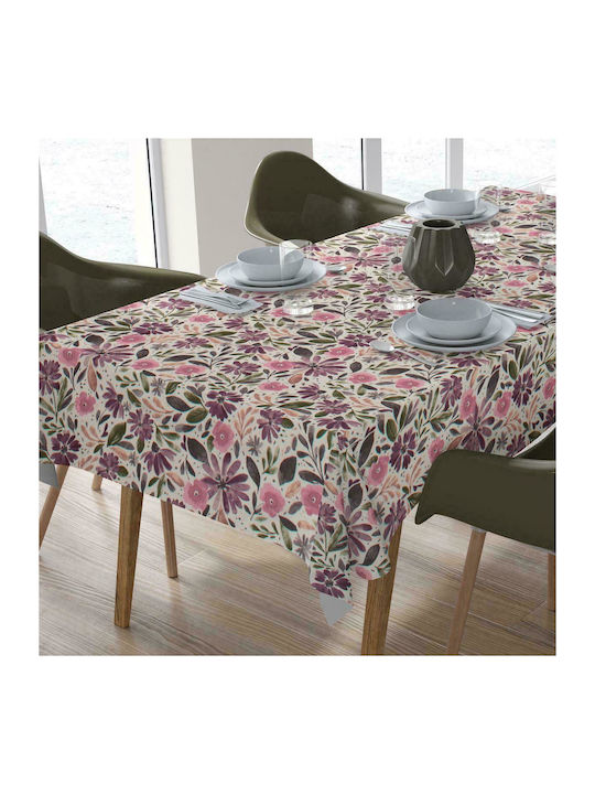 Dimcol Checkered Stain Resistant Anthemis 486 Violet 90x90cm