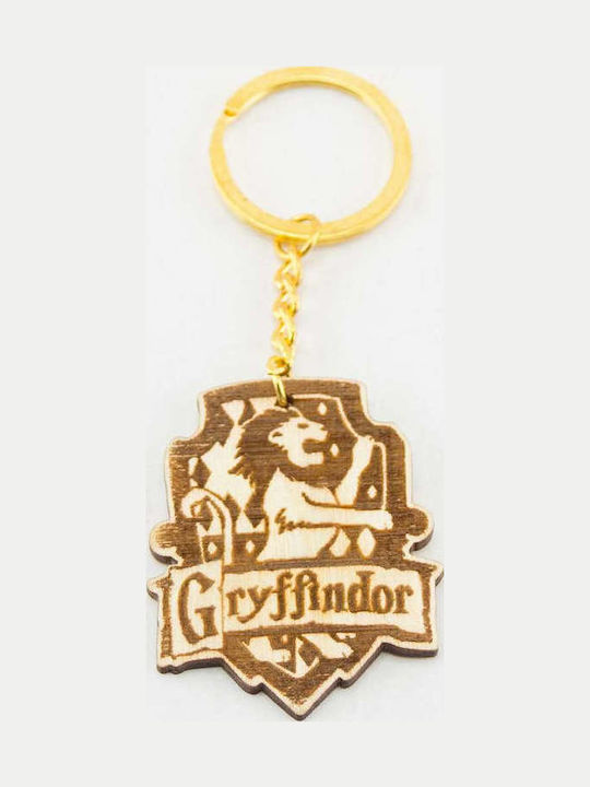 Harry Potter Μπρελόκ Gryffindor Ξύλινο